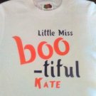 Personalized monogrammed with name baby Halloween bodysuit 6-9M months