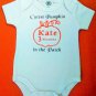 Personalized monogram name & age baby Halloween 3-6 months bodysuit
