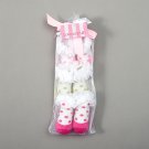 Baby Girls (NB-12M) Lovespun ruffle3 pack of socks
