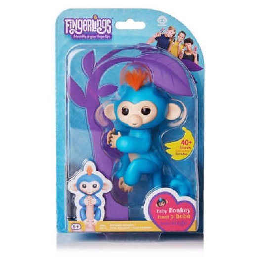 Authentic Interactive Fingerlings Baby Monkey Boris from WowWee