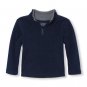 Boys Navy 5T Long Sleeve Solid Fleece Half-Zip Mock Neck Pullover Jacket  WW C365 889705800685