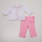 Baby girls 6-9 months pink Baby Headquarters 2pc. Pants Set 883608506613