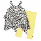 Girls size 5-6 Yellow 2 Piece Daisy Tank Set by Pogo Club B599 718467266661