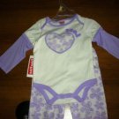 Fisher Price baby girls 0-3 months purple 2 piece pant set