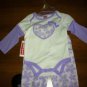 Fisher Price baby girls 0-3 months purple 2 piece pant set