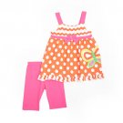 Girls size 4 Nannette Butterfly Dot Top and Shorts Set 887847521895
