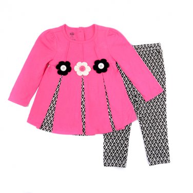 Baby Girls 12 Months Kids Headquarters Floral Tunic & Leggings Set 882973824162