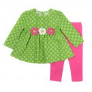 Baby Girls Size 12 Months Kids Headquarters Flower Tunic & Leggings Set B639 882973789904