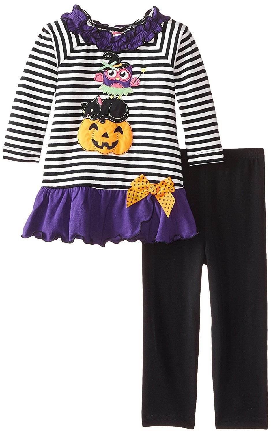 Legging Halloween Fille Taille 140 (4T) – Motifs Colorés – Coton Doux – Occasion état Correct