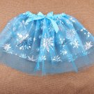 Toddler Girls 12-24 Blue Snowflake TuTu Frozen Elsa Party
