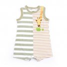 Baby Boys 3-6 Months Buster Brown Giraffe Sleeveless Romper B239S