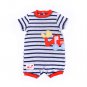 Baby Boys 0-3 Months Buster Brown Construction Stripe Romper B239S