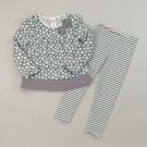 Girls size 4  Nannette Star Print Fleece Lined Sweatshirt 2pc. Set B669 190716160829
