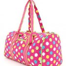 Belvah Quilted Monogramable Polka Dot Duffle Bag LPDQ1101(FSMT)