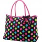Bliss polka dot print large tote bag LPDQ2705(BKMT) handbag purse