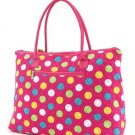Belvah quilted polka dot print large tote bag LPDQ2705(FSMT) handbag purse