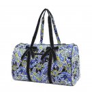 Quilted monogramable paisley floral large duffle bag PPQ2701(BLNV)