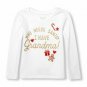 Girls 3T Long Sleeve Glitter 'Who Needs Santa? I Have Grandma!' Christmas 214