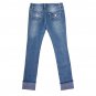 Girls Size 7 Feestyle Joanie Embroidered Skinny Denim Jeans B799