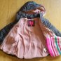 Girls size 4T gray fleece coat and hat set  by Good Lad