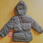 Girls size 4T gray fleece coat and hat set  by Good Lad