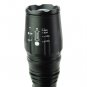 Retractable Smiling Shark Zoomable CREE XM XM-L T6 LED 1600 Luments 5-Mode Focus Flashlight