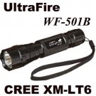 UltraFire WF-501B Cree XM-L T6 5-Mode 1000Lumens Memory White LED Flashlight Torch with Hand Strap