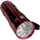 Super Bright 9 LED Flashlight - Color Random