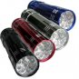 Super Bright 9 LED Flashlight - Color Random
