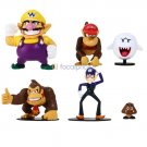 Action Figures 6 Pieces Set from Game Super Mario