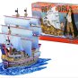 Anime One Piece Red Force Ship Model Assembly Kit