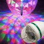 E27 3W AC 85-260 V RGB LED Full Color Rotating Lamp Search (White)