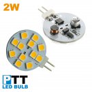 5pcs/lot quality 2W bright bi pin disc panel GY6.35 led light flat round side pin long lifespan