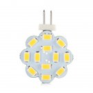 5pcs/lot high quality super bright 3W bi pin G4 disc led light 12V flat round panel day white