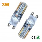 5pcs/lot bright silicon 3W G9 corn led light 220V mini led bulb G9 for home lighting day white