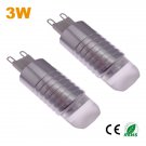 5pcs/lot super bright aluminum alloy 3W G9 led spot light 85V to 230V AC day white