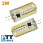 6pcs/lot 3W 12V silicon bi pin G4 led light bulb for cabinet cove lgihtings energy saving