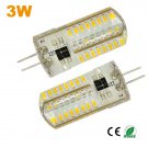 6pcs/lot 3W 12V silicon G4 base led light bulb for cabinet cove lgihtings energy saving