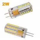 6pcs/lot 2W 12V silicon G4 base led light bulb replace bi pin halogen cabinet cove lgihtings