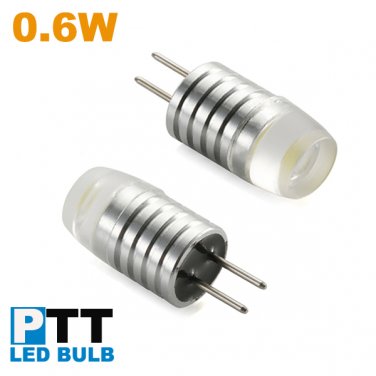 10pcs/lot Aluminum Alloy 0.6W COB G4 led spot light 12V DC mini size G4 led light
