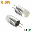 10pcs/lot Aluminum Alloy 0.6W COB G4 base led spot light 12V DC mini size G4 bi pin led light