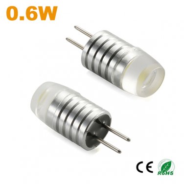 10pcs/lot Aluminum Alloy 0.6W COB G4 base led spot light 12V DC mini size G4 bi pin led light