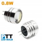 6pcs/lot aluminum dog eye COB 0.8W G4 led light 12V AC/DC G4 led spot light