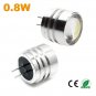 6pcs/lot aluminum dog eye COB 0.8W G4 led light 12V AC/DC G4 led spot light