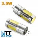 6pcs/lot Aluminum Alloy 3.5W COB G4 led corn light 12V  High Power led chip bright G4 led bulb