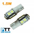 8pcs/lot white & blue light each 4pcs 1.5W car T10 led light 12V DC led bulb