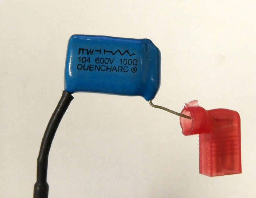 100ohm 600 V CapacitoR ITW ... NNB Quencharc® 0.25 uF EACH