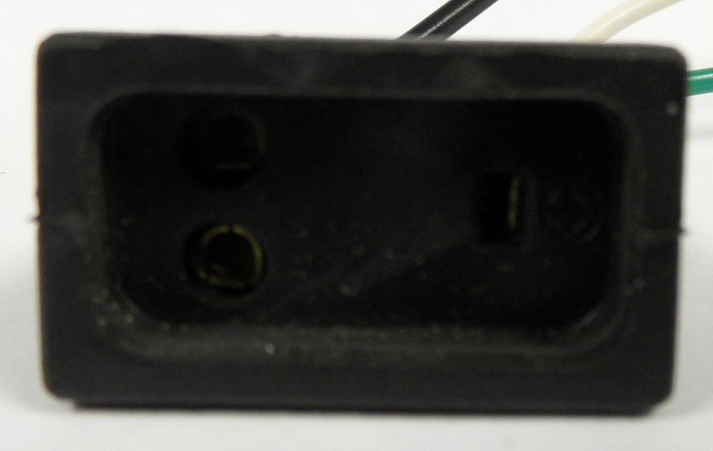 DSM&T SS2RSP-103B-2 Spa Receptacle Plug 6" Female Mini Light Cord SS2RSP103B2