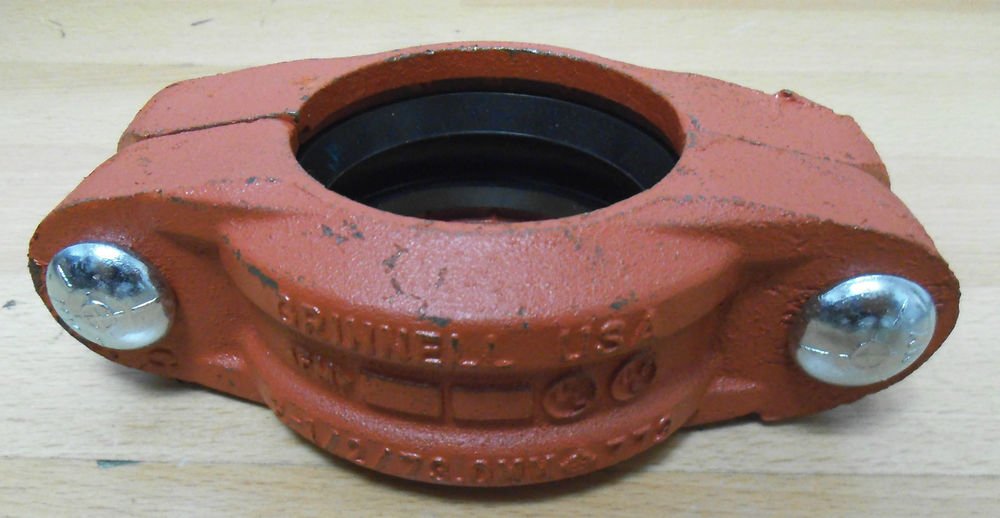 Grinnell 21/2" 772 77225E3S Grooved Rigid Coupling Painted