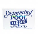 Valterra Products B8736 18" x 12" Blue Devil Sign - Swimming Pool Closed